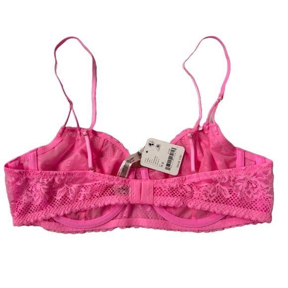 Free People Intimately NWT Reya Lace Bra in Pink Rose Size 36B - Picture 2 of 5